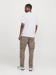 JACK & JONES T-Shirt 'JCOFusion' schwarz/weiß