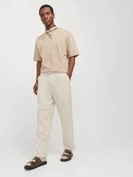 JACK & JONES Hose JPSTKARL MYKONOS beige/dunkelbeige