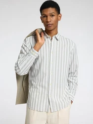 SELECTED HOMME Hemd pastellgrn/wei
