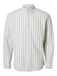 SELECTED HOMME Hemd pastellgrn/wei