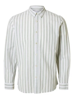 SELECTED HOMME Hemd pastellgrn/wei