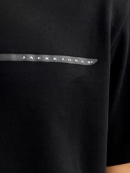 JACK & JONES T-Shirt 'JCOFusion' schwarz/weiß