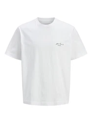 Jack & Jones T-Shirt JORISLINGTON pastellgelb/flieder/schwarz/weiß