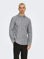Only & Sons Hemd Style Caiden grau