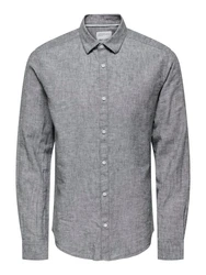 Only & Sons Hemd Style Caiden grau