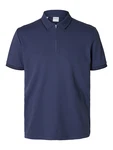 SELECTED HOMME Poloshirt SLHFAVE dunkelblau