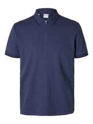SELECTED HOMME Poloshirt SLHFAVE dunkelblau