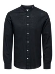 Only & Sons Hemd 'Caiden' schwarzmeliert