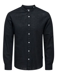 Only & Sons Hemd 'Caiden' schwarzmeliert