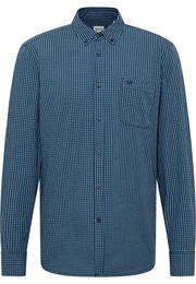 Hemd 'Chester' marine / opal