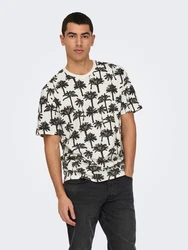 Only & Sons T-Shirt 'ONSKYLEN' schwarz/weiß