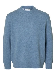 Pullover 'SLHReuben' blaumeliert
