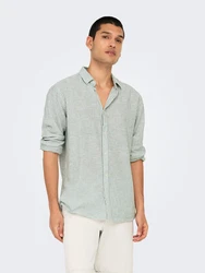 Only & Sons Hemd Caiden pastellgrn/wei