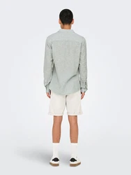 Only & Sons Hemd Caiden pastellgrn/wei