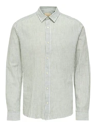 Only & Sons Hemd Caiden pastellgrn/wei