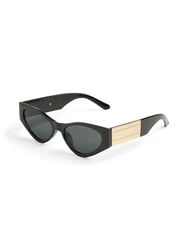 PIECES Sonnenbrille 'PCLOUISA' gold/schwarz