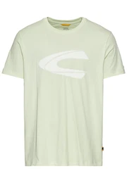 T-Shirt pastellgrn / wei