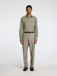 SELECTED HOMME Hemd Langarmhemd grau