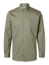 SELECTED HOMME Hemd Langarmhemd grau
