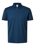 SELECTED HOMME Poloshirt 'Fave' dunkelblau
