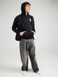 ALPHA INDUSTRIES Sweatshirt schwarz/weiß
