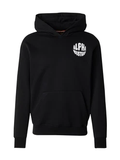 ALPHA INDUSTRIES Sweatshirt schwarz/weiß