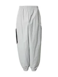 Nike Sportswear Hose 'CLUB' hellgrau/schwarz/weiß