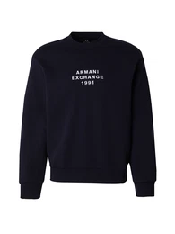 Sweatshirt navy / wei