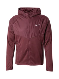 Sportjacke 'Sphere Miler' hellgrau / burgunder