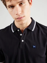 WRANGLER Poloshirt nachtblau/weiß