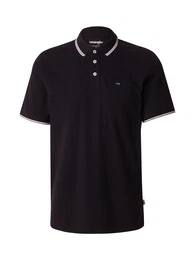 Poloshirt 'SUNSET' nachtblau / wei