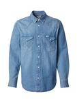 WRANGLER Hemd 'Western' blau