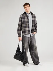 WRANGLER Hemd graumeliert