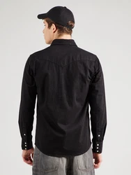 WRANGLER Hemd 'Western' schwarz