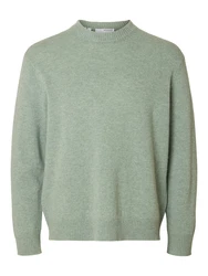 SELECTED HOMME Pullover SLHREUBEN pastellgrün