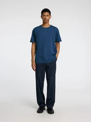 SELECTED HOMME T-Shirt SLHASPEN dunkelblau