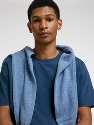 SELECTED HOMME T-Shirt SLHASPEN dunkelblau