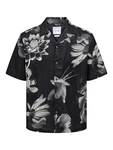 Only & Sons Hemd 'ONSROCKET' grau/hellgrau/schwarz