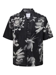 Only & Sons Hemd 'ONSROCKET' grau/hellgrau/schwarz
