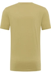 MUSTANG T-Shirt 'AUSTIN' blau/khaki/offwhite