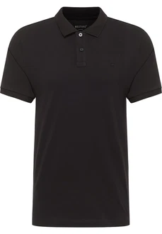 MUSTANG Poloshirt 'PIERRE' schwarz