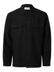SELECTED HOMME Hemd SLH-LEROY SUN schwarz