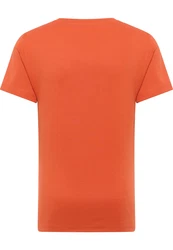 MUSTANG T-Shirt 'ALLEN' dunkelorange