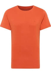 MUSTANG T-Shirt 'ALLEN' dunkelorange