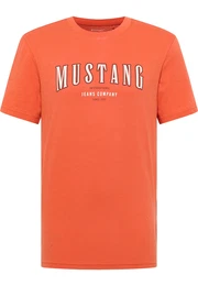 T-Shirt 'Austin' orange / bordeaux / wei