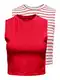 ONLY Top 'ONLCHOICE'  crvena / bijela