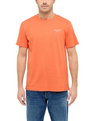 MUSTANG T-Shirt 'AUSTIN' hummer/weiß