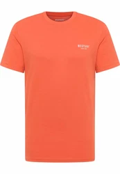 MUSTANG T-Shirt 'AUSTIN' hummer/weiß