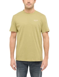 MUSTANG T-Shirt 'AUSTIN' oliv/weiß