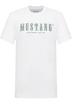 MUSTANG T-Shirt 'AUSTIN' grn/schwarz/wei